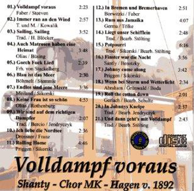 volldampf voraus